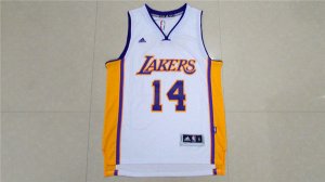 Maillot De Basket Los Angeles Lakers Brandon Ingram 14 Manches Courtes Shirt Blanc